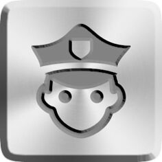 Smartphone Polizist icon