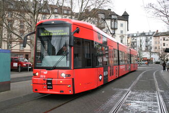 Straßenbahn Ansicht